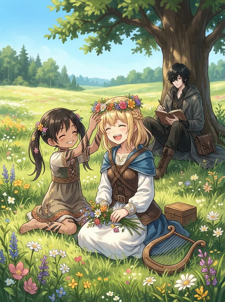 はじめてのお花冠
