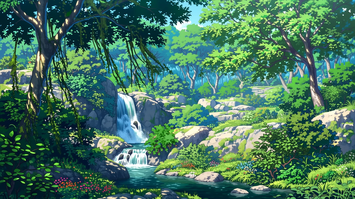 森の泉・清流