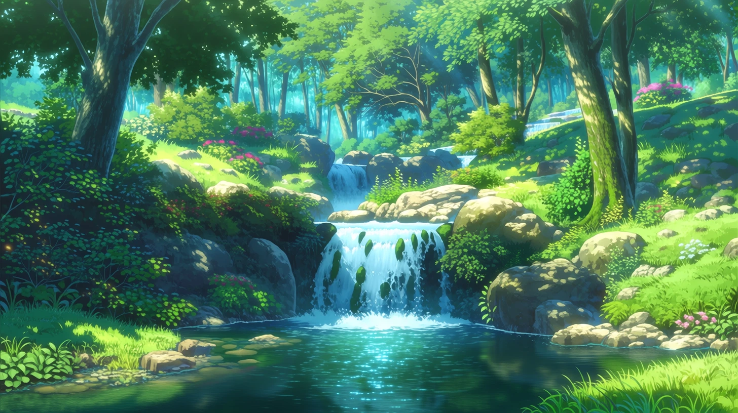森の泉・清流