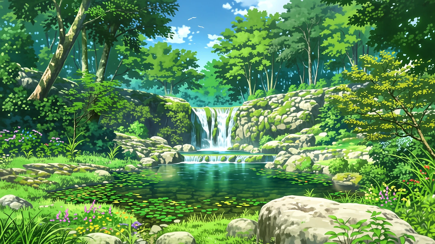 森の泉・清流