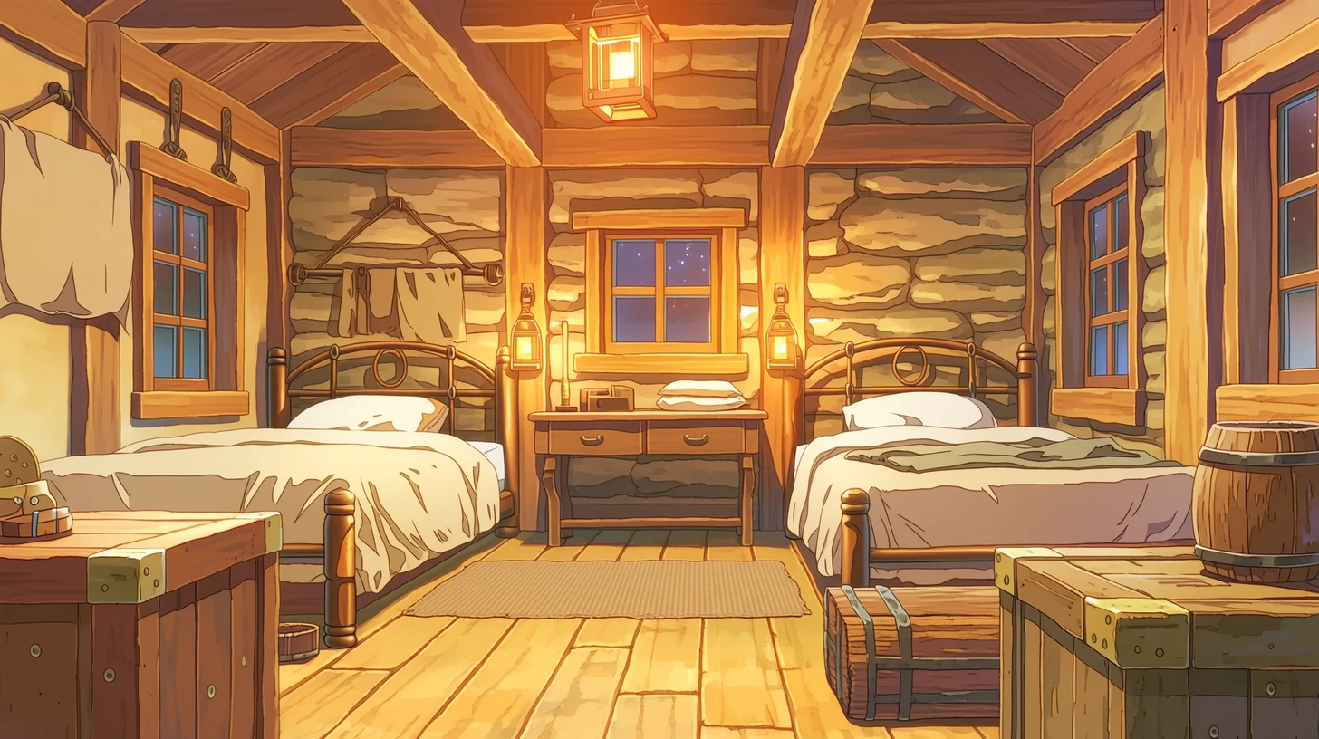 宿屋の客室