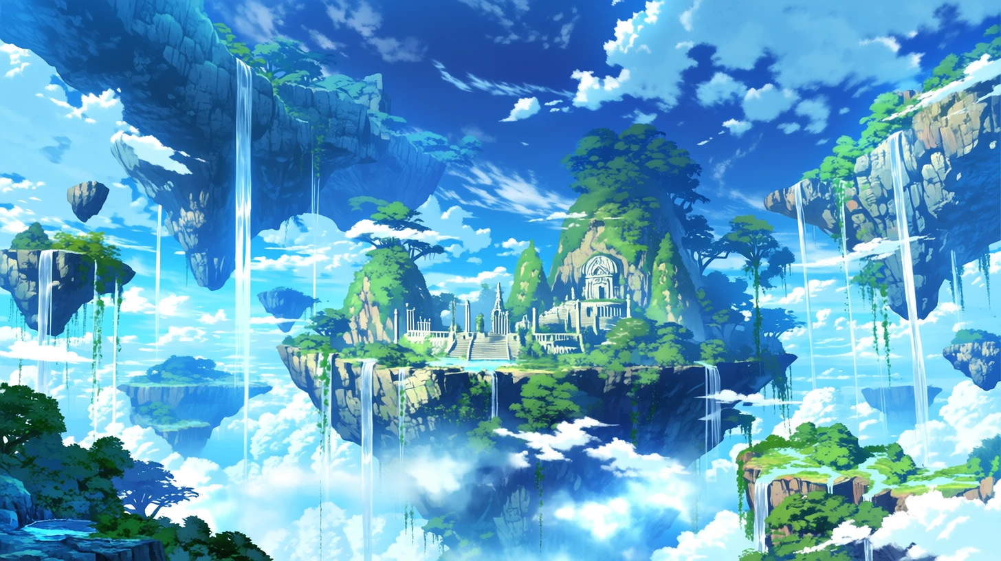 浮遊島・空中庭園