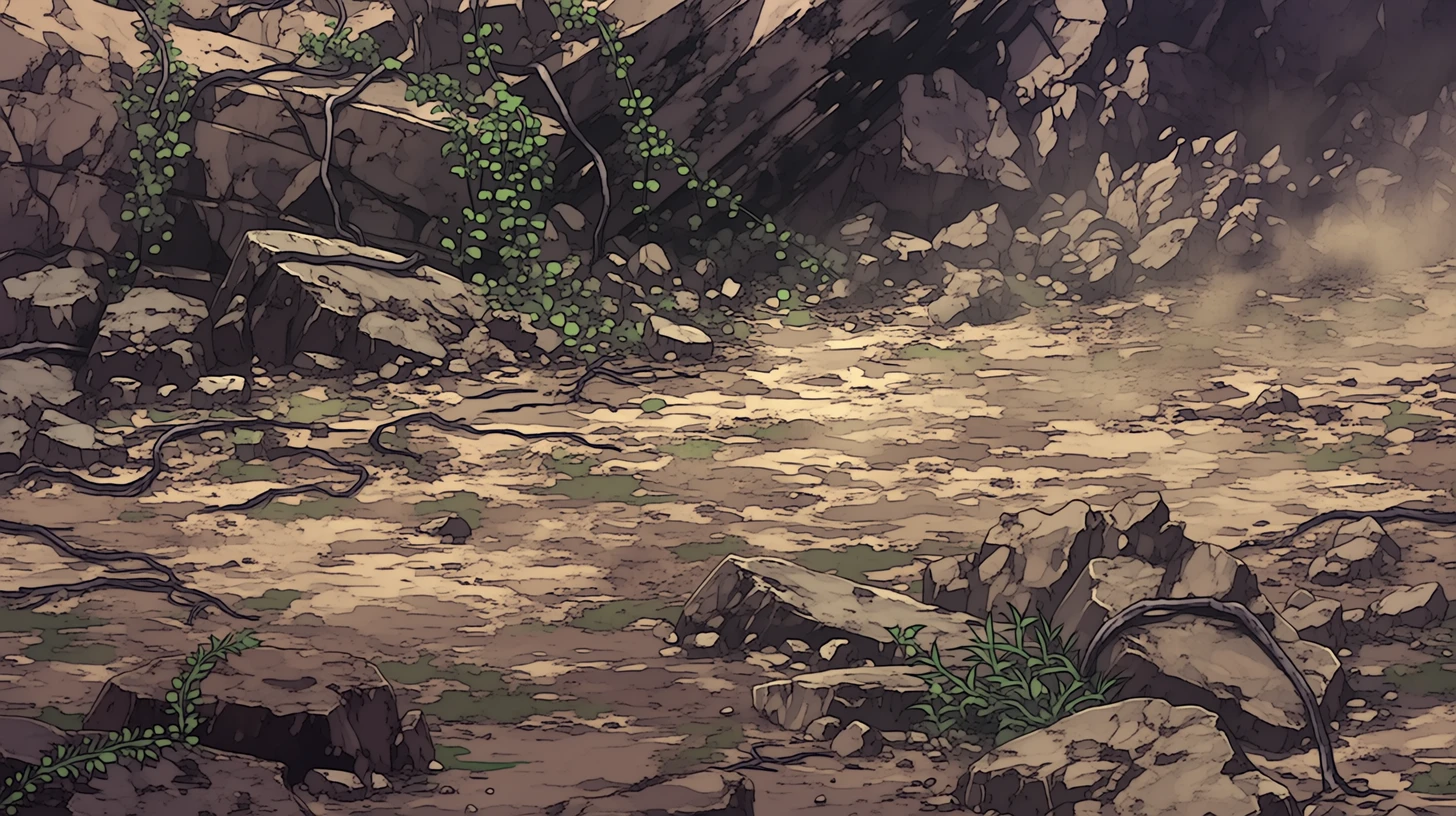 岩だらけの荒野