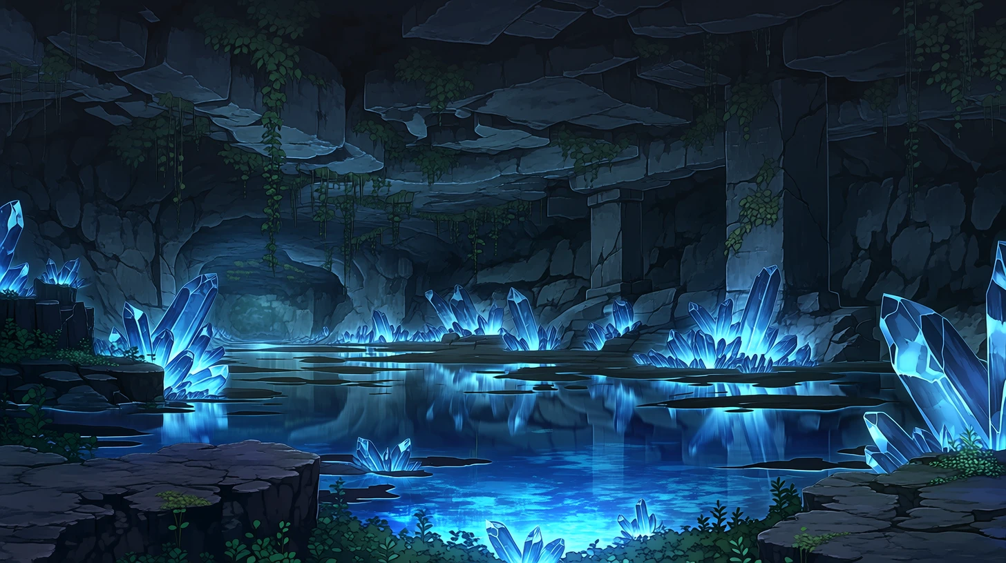 鍾乳洞・地下湖