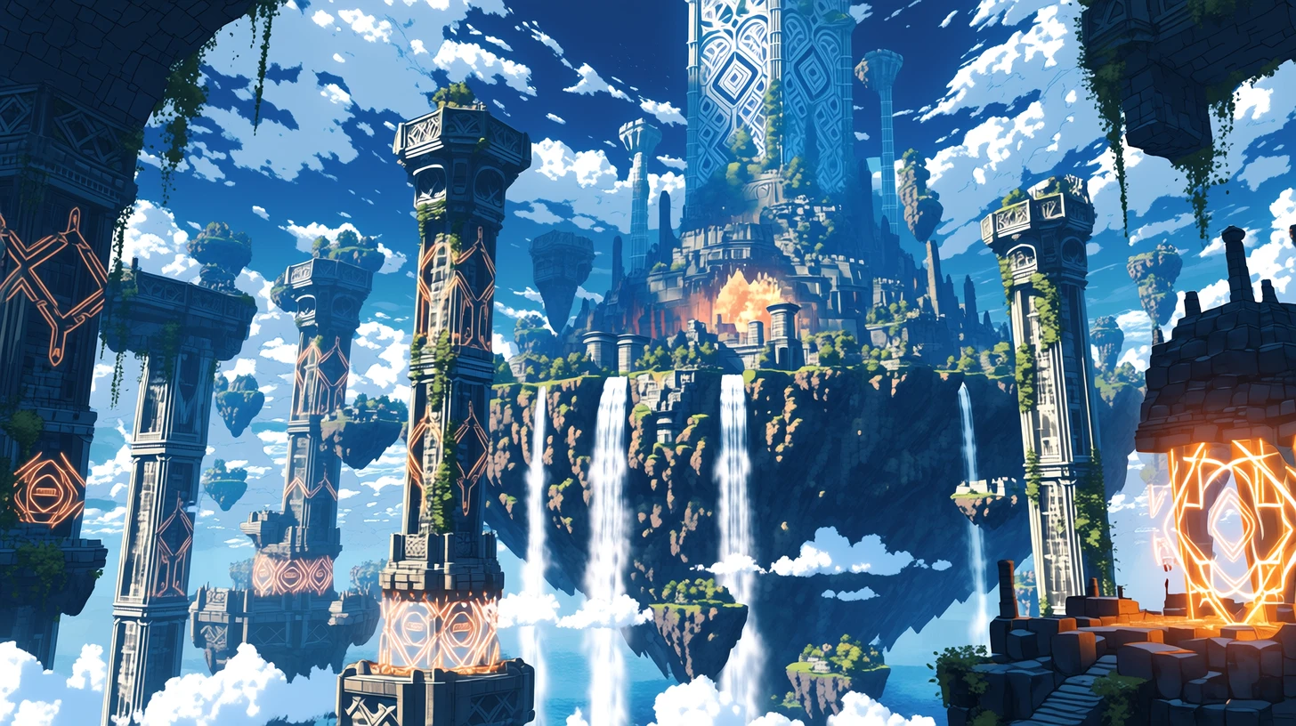 浮遊島・空中庭園