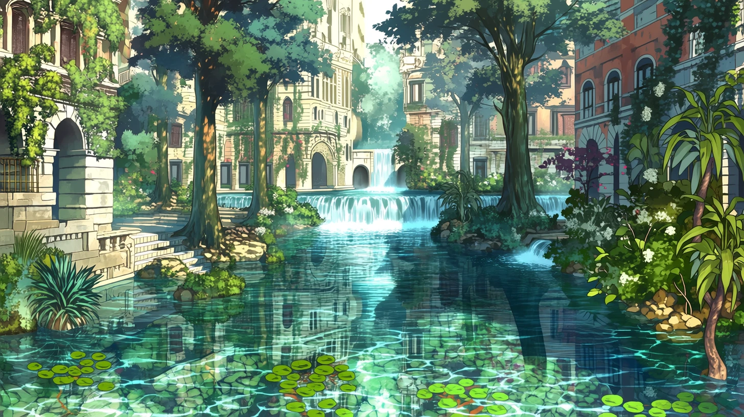 森の泉・清流