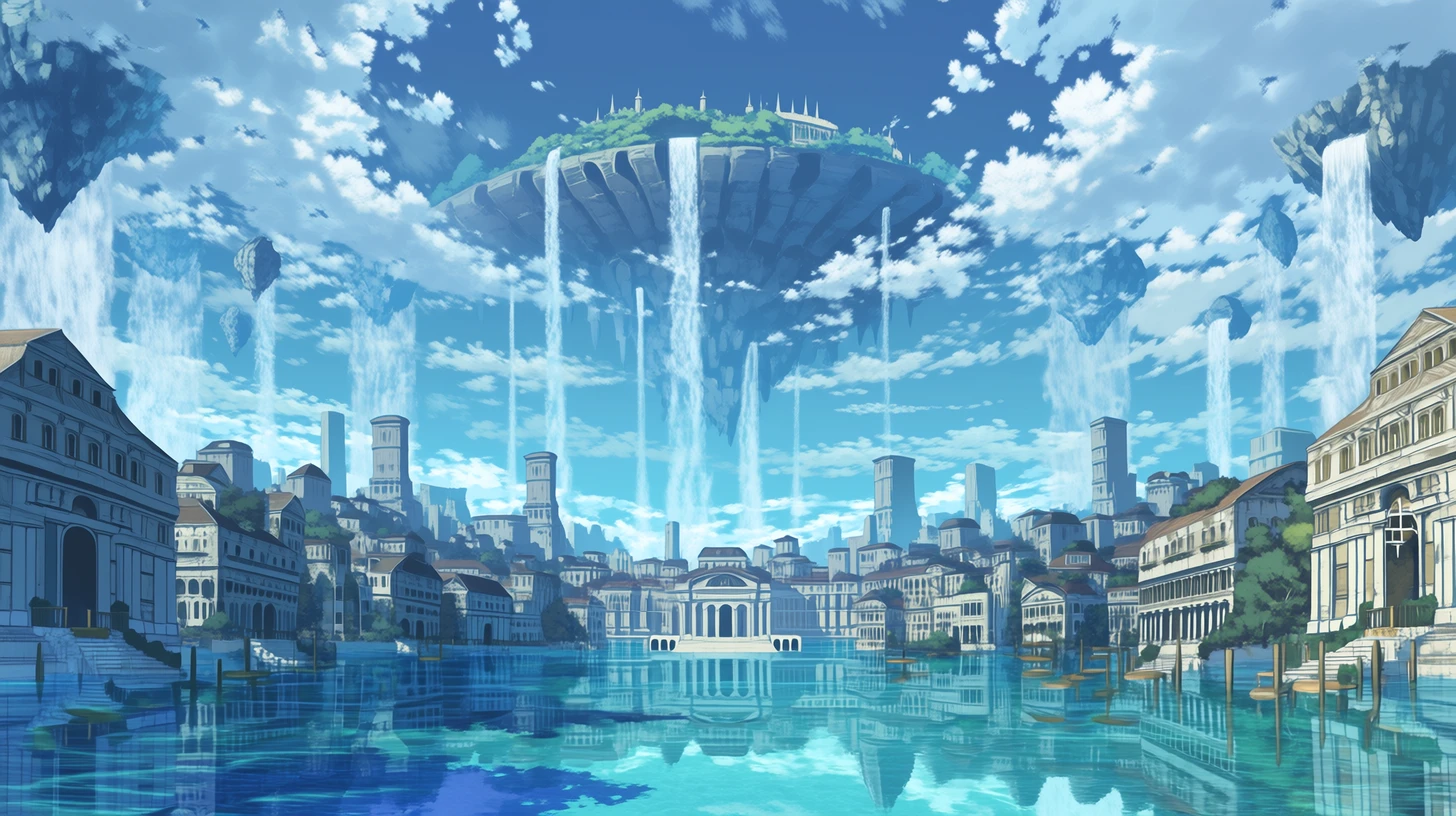 浮遊島・空中庭園