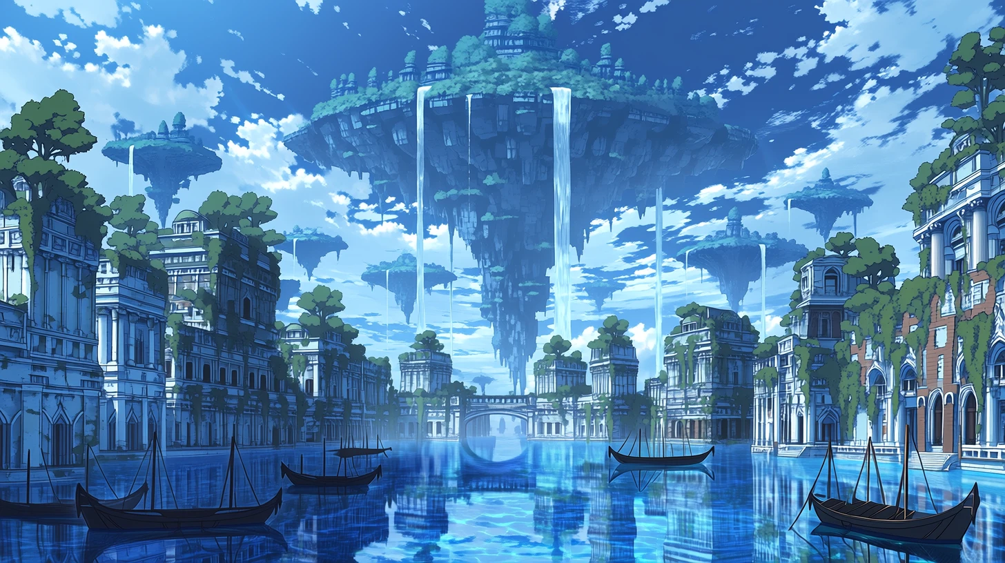 浮遊島・空中庭園