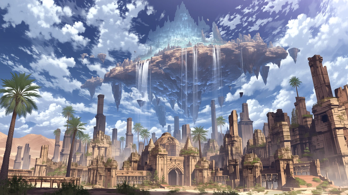 浮遊島・空中庭園