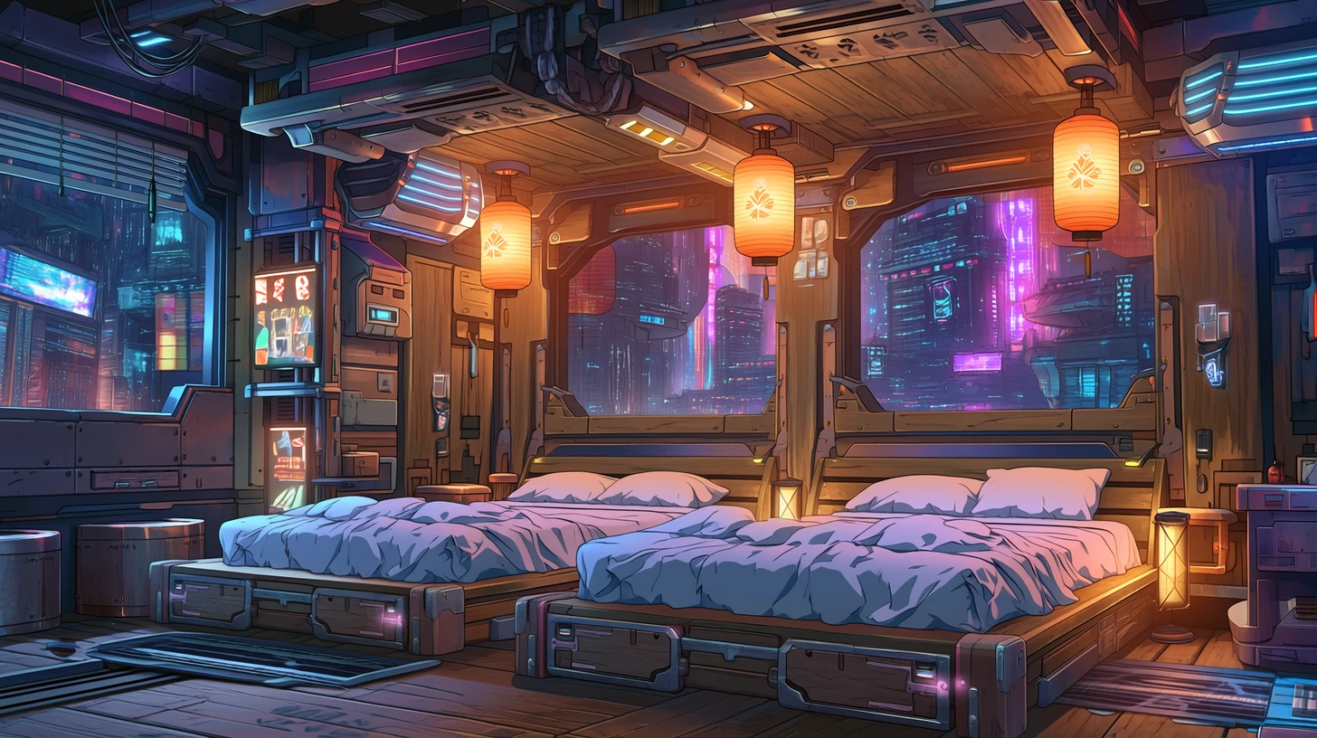 宿屋の客室