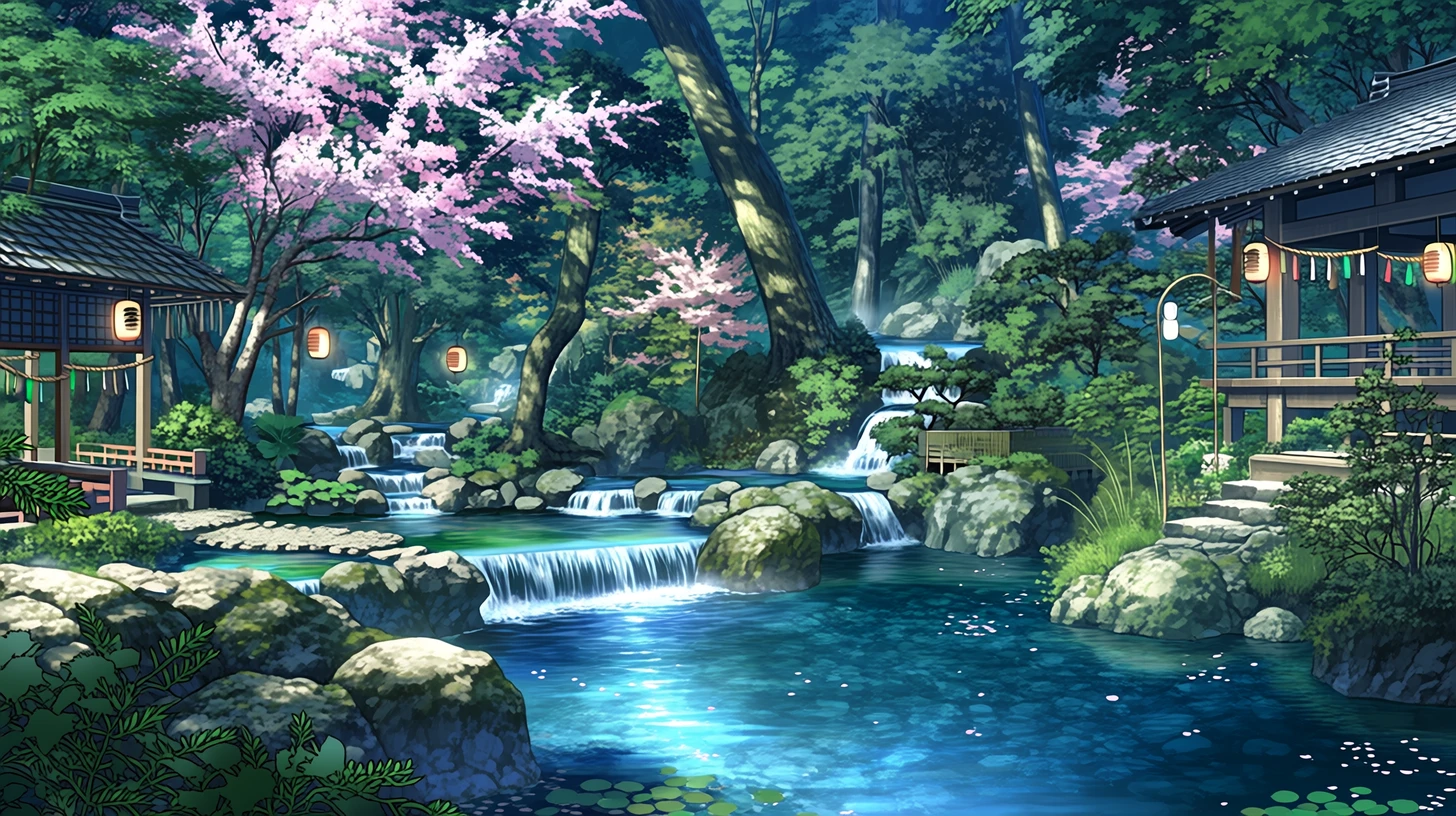 森の泉・清流