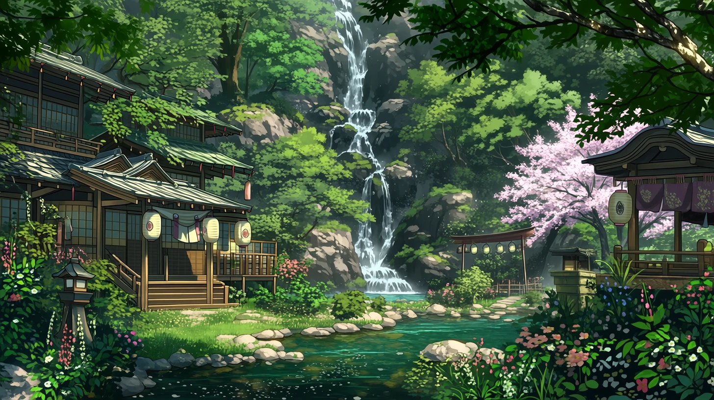 森の泉・清流