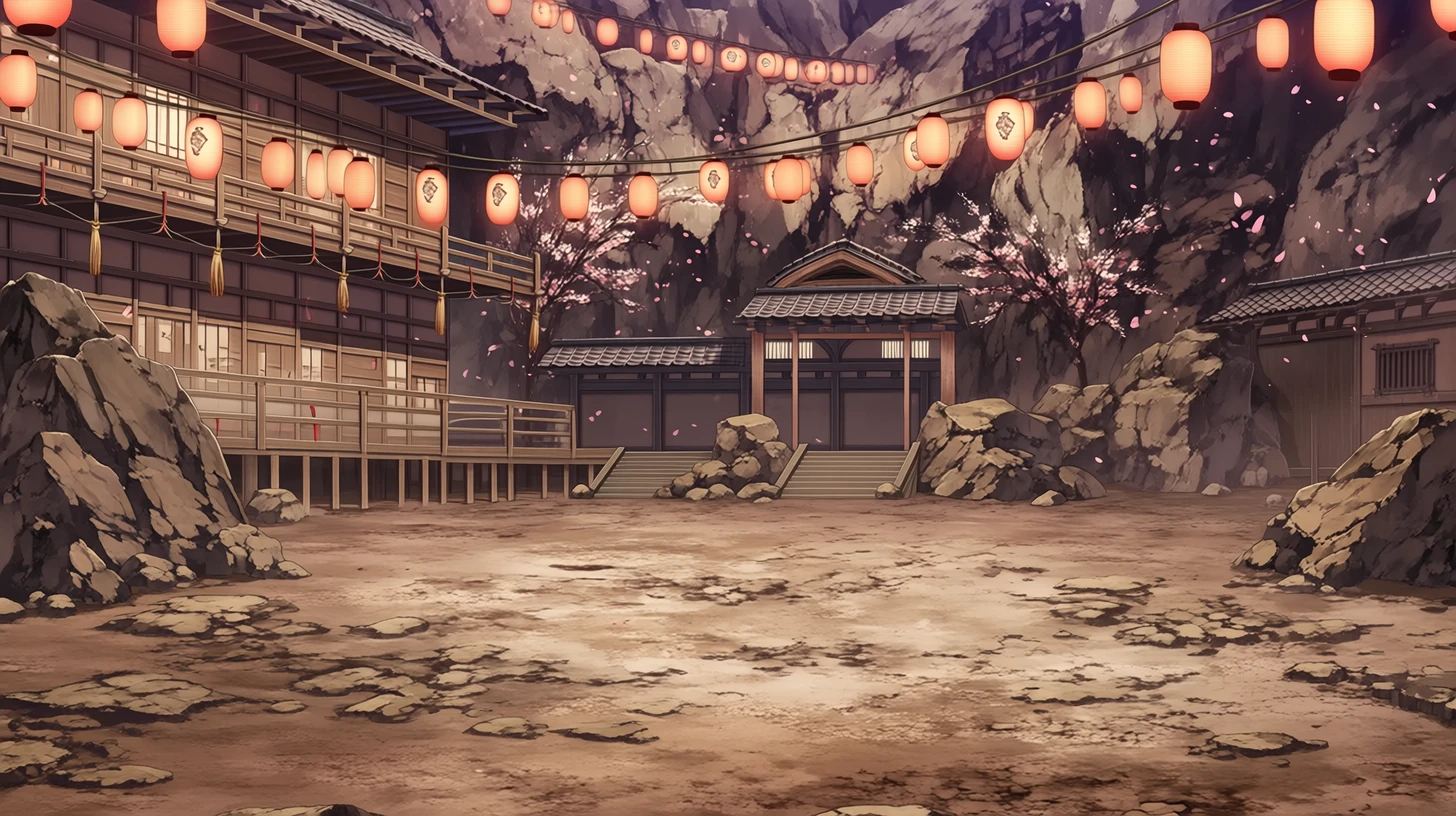 岩だらけの荒野