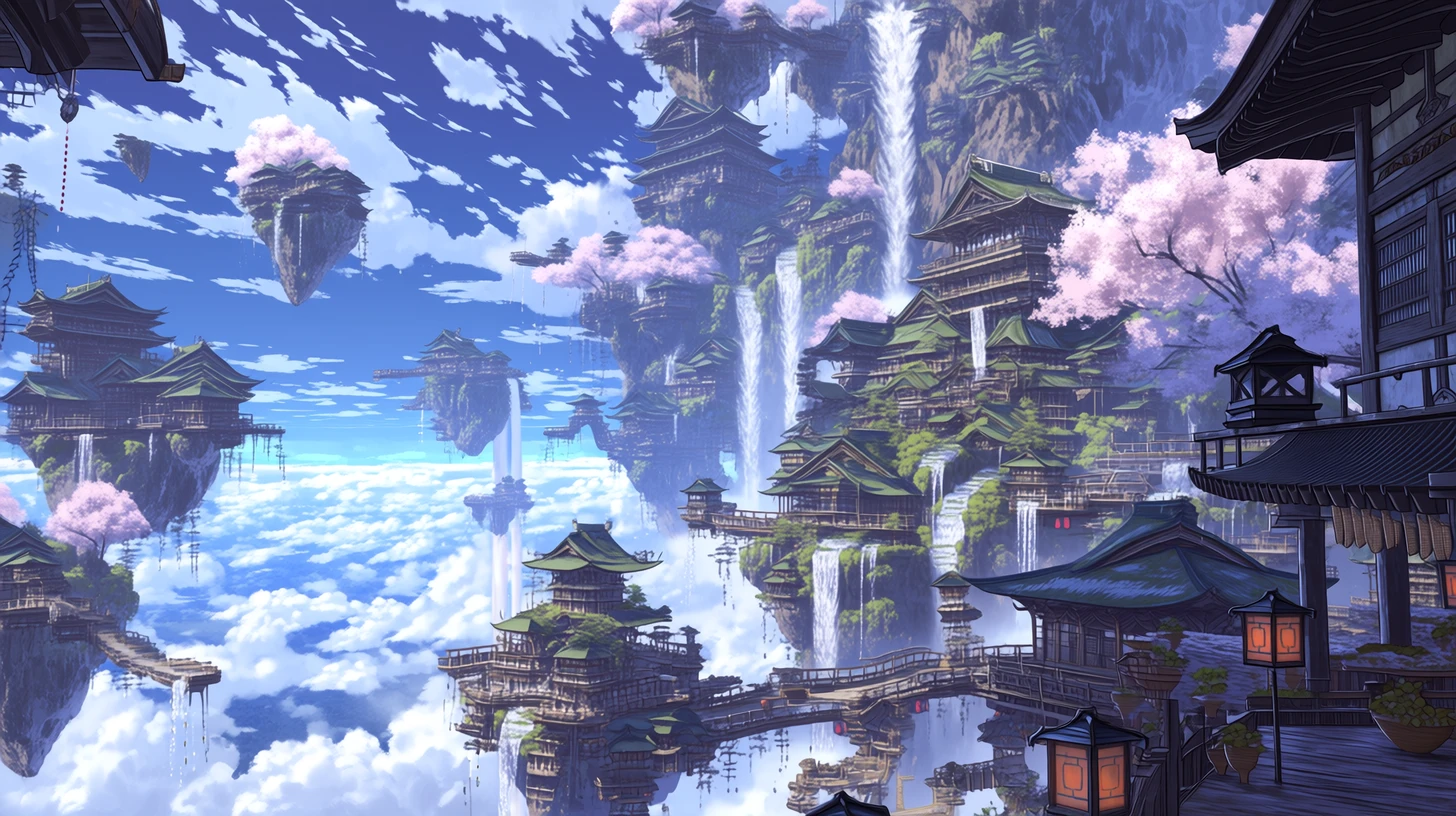 浮遊島・空中庭園