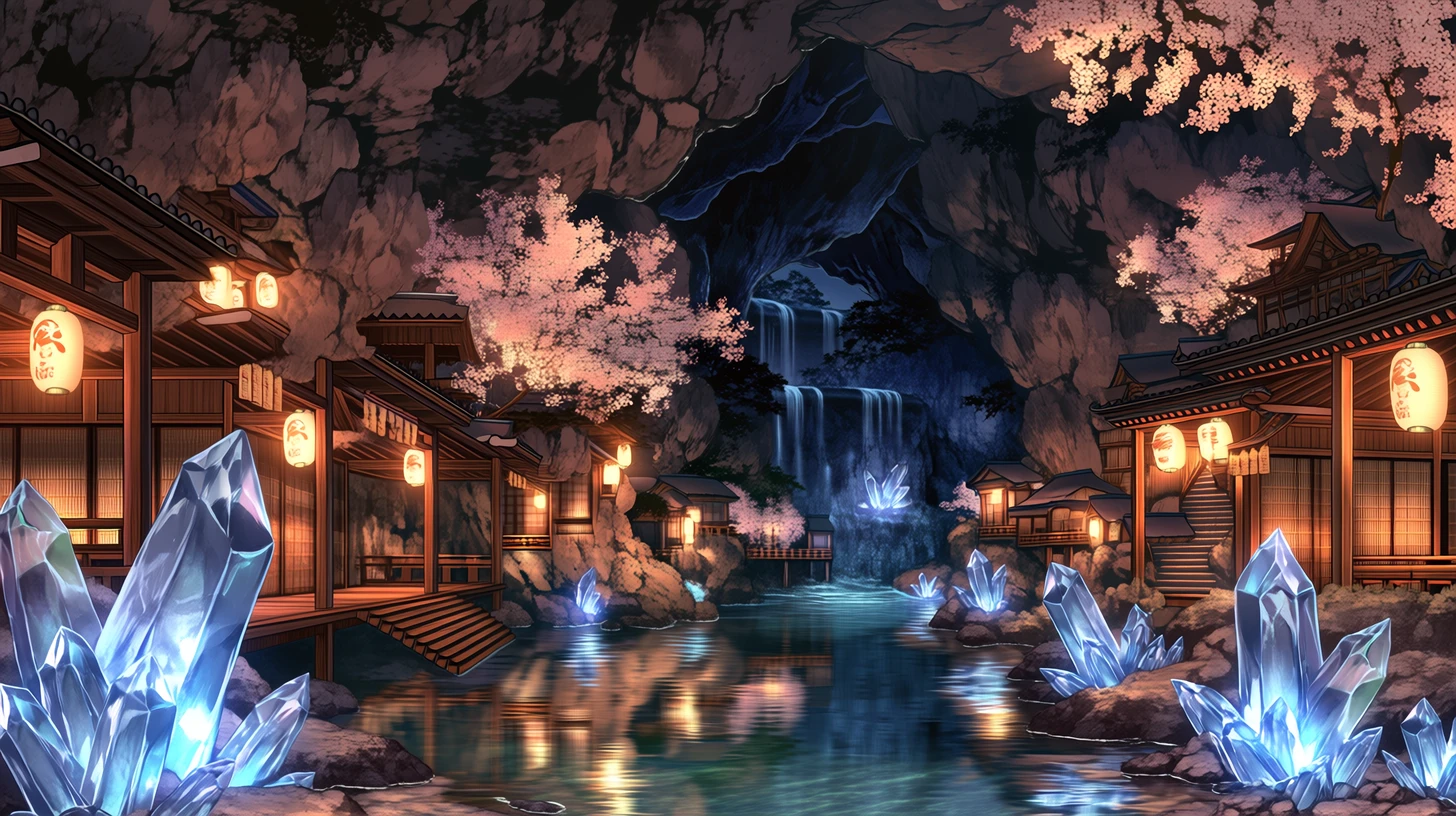 鍾乳洞・地下湖